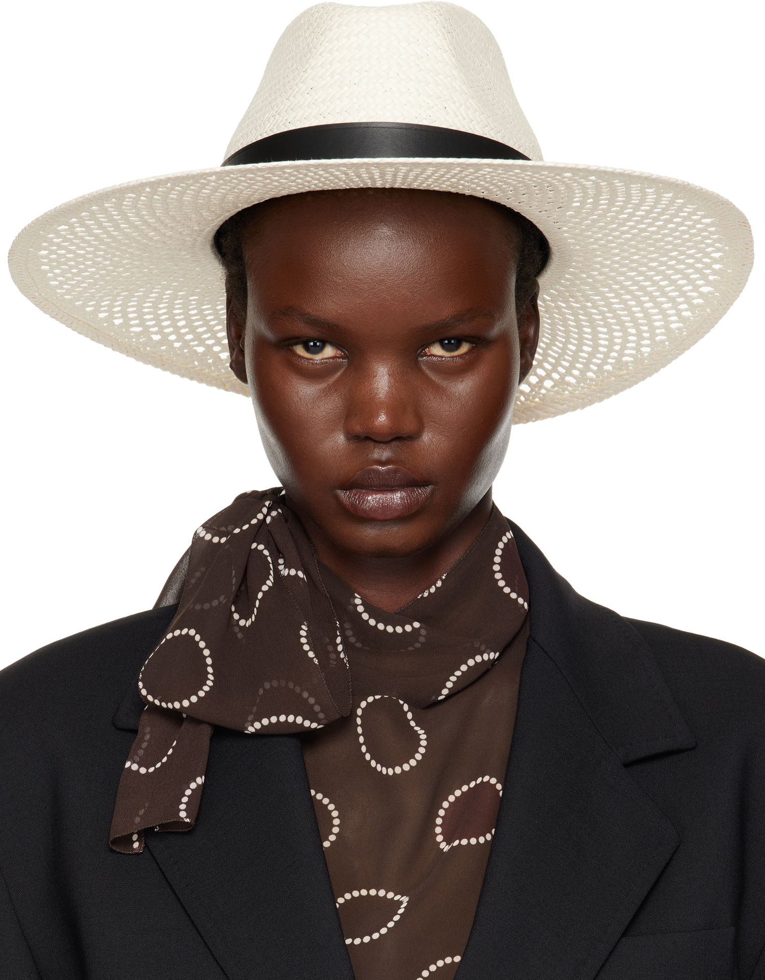 Klobuk Max Mara Max Mara Sidney Panama Hat Bela | 2414571032600, 0