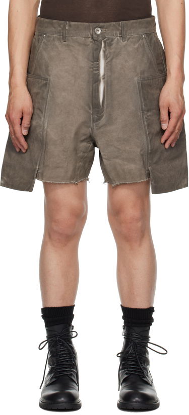 Kratke hlače Rick Owens Rick Owens DRKSHDW Hollywood Stefan Cargo Shorts Siva | DU01E3358 CVS, 0