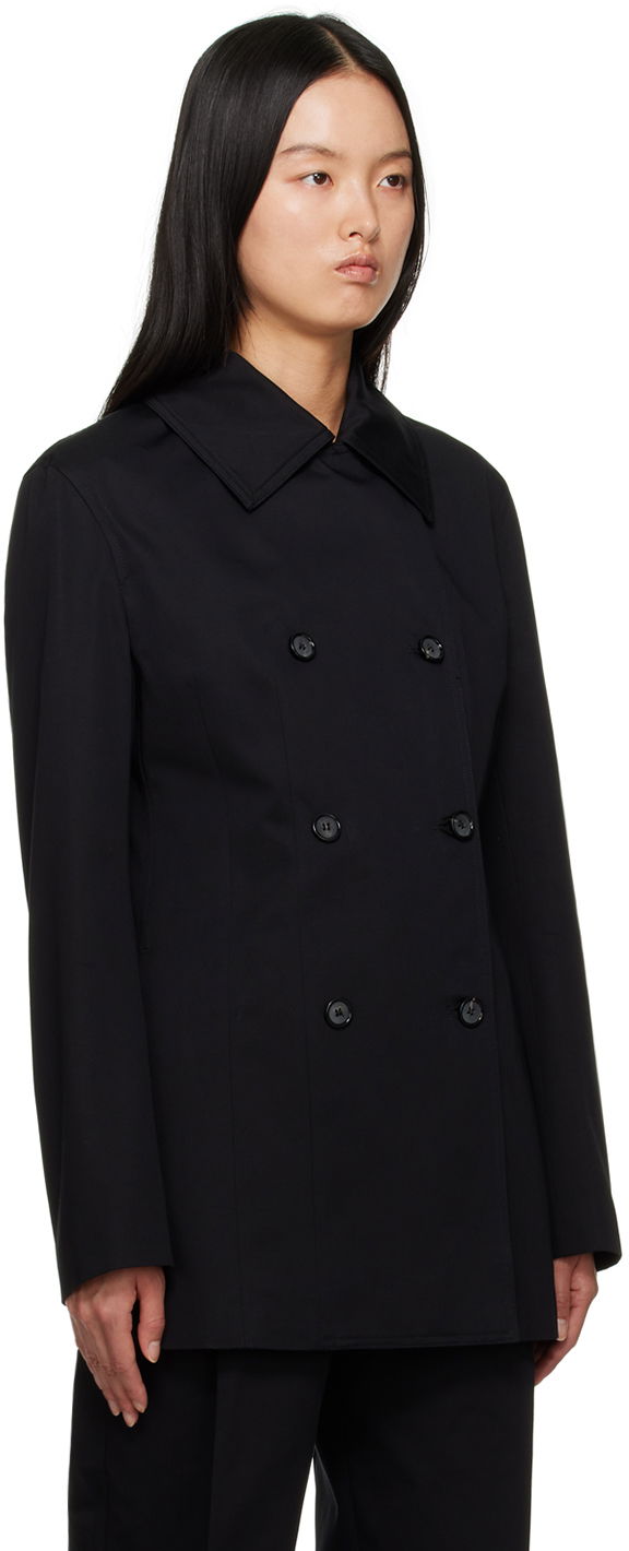 Jakna TOTEME Double-Breasted Blazer Črna | 233-1048-261, 1