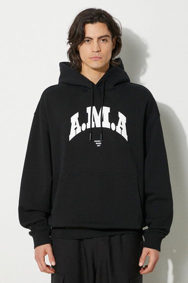 Pulover Marcelo Burlon Hoodie With Print Črna | CMBB106F24FLE0081001, 0