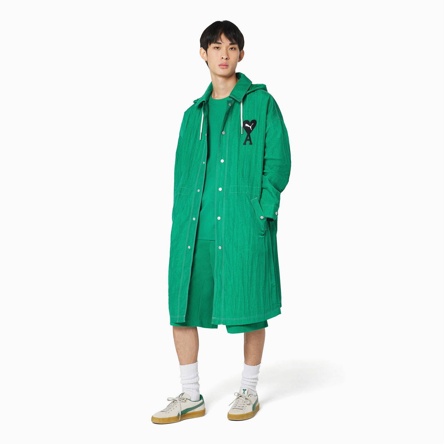 Jakna Puma X AMI Light Nylon Jacket Zelena | 534064_96, 0