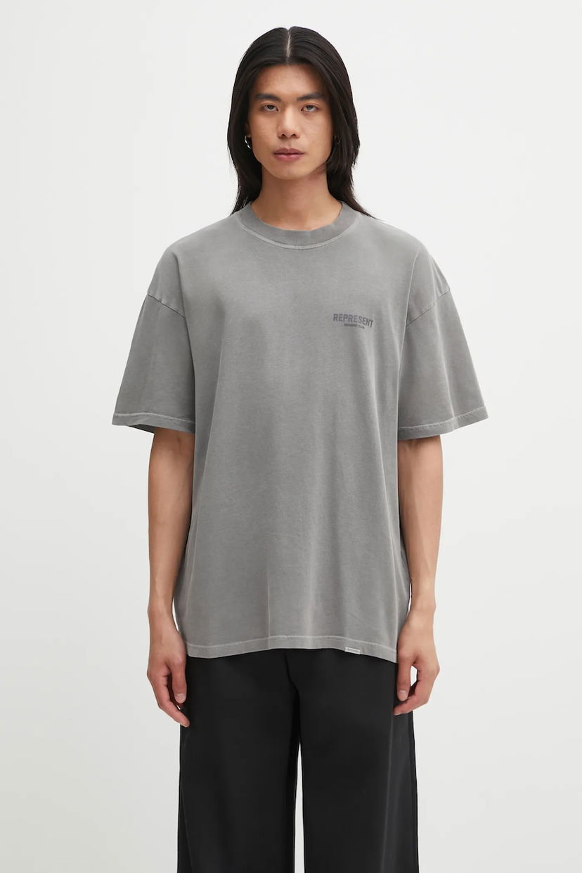 Majica Represent Clo Represent Owners Club Print T-Shirt Siva | OCM41114