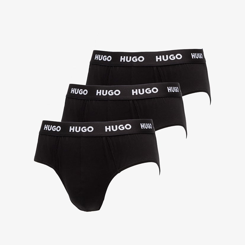 Boksarice BOSS Hugo Men-B-Hipbrief 3-Pack Black Črna | 50469763-001