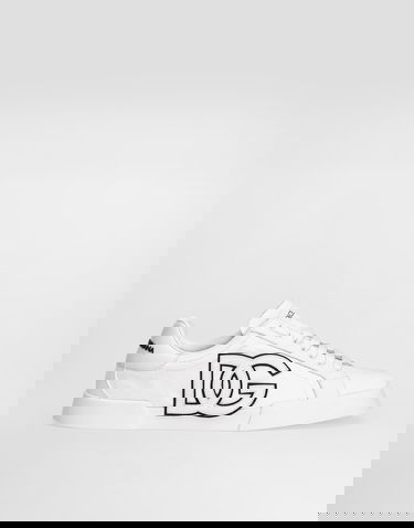 Superge in čevlji Dolce & Gabbana Dolce & Gabbana Portofino Light Strobel Canvas And Calfskin Bela | CS2343AE6298T907, 0