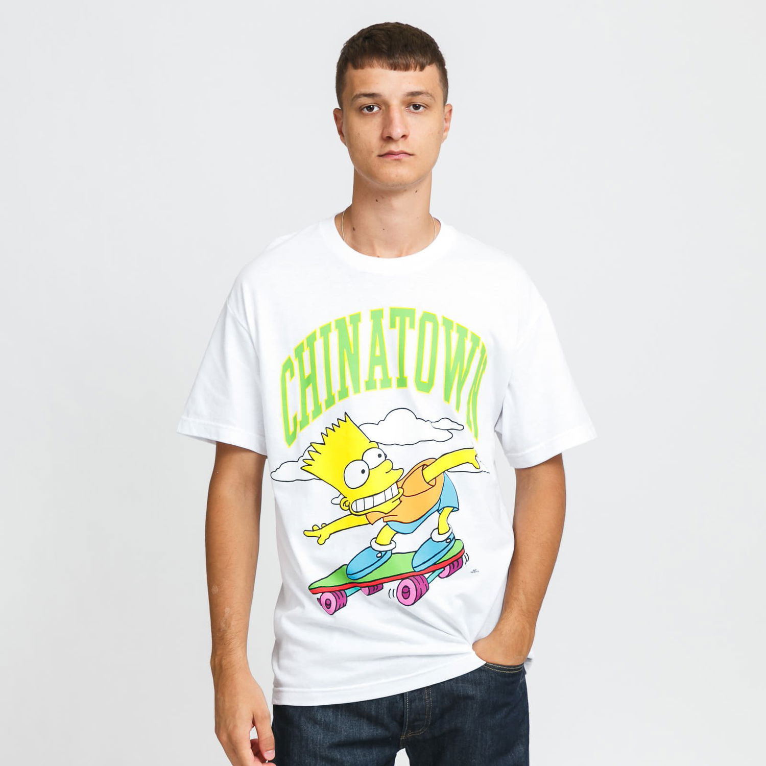 Majica MARKET The Simpsons Cowabunga Arc Tee Bela | CTM1990345 / 1201, 0