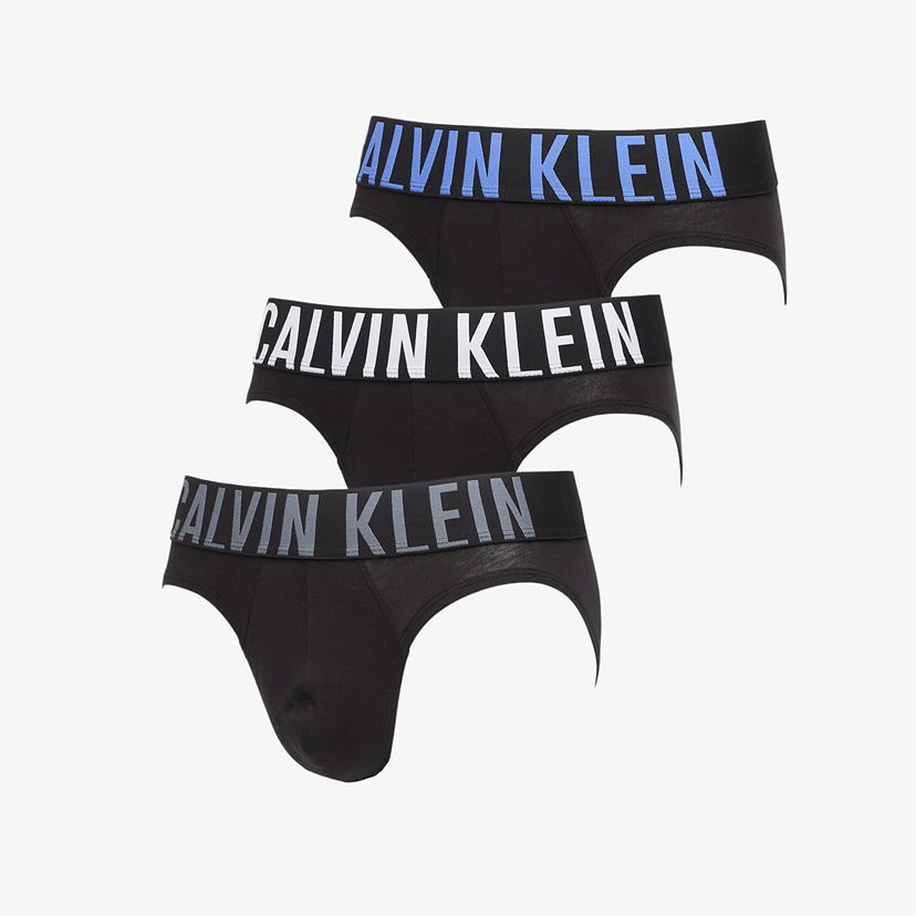 Spodnje perilo in nogavice CALVIN KLEIN Hip Brief 3-Pack M Črna | 000NB3607A ZDM
