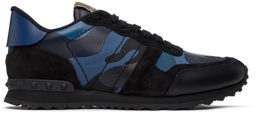 Oblačila Valentino Valentino Garavani Rockrunner Camouflage Črna | 4Y2S0723TCC