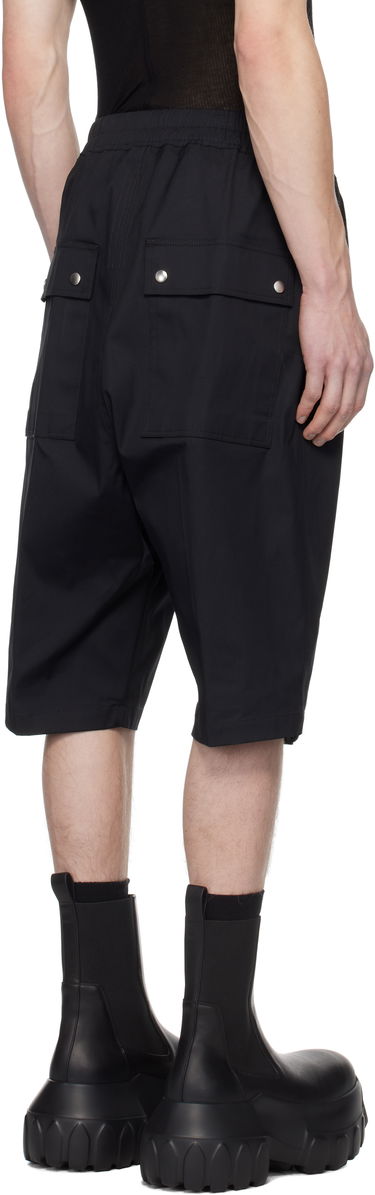 Kratke hlače Rick Owens Rick Owens Hollywood Bela Pods Shorts Črna | RU01E5349 TE, 2