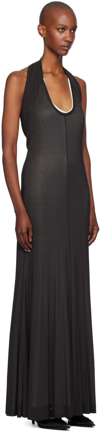 Obleke Helmut Lang Dancer Maxi Dress Črna | O07HW605, 1