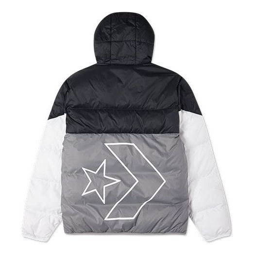 Puhovka Converse Hooded Down Jacket Siva | 10023695-A02, 0