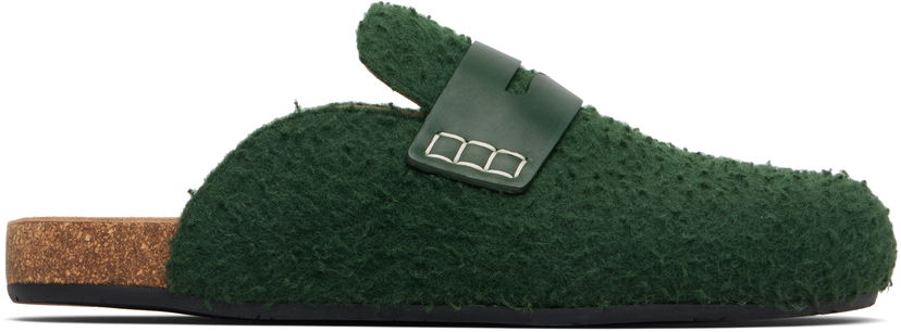 Superge in čevlji JW Anderson JW Anderson Felt Loafers Zelena | LF0029-FA0468