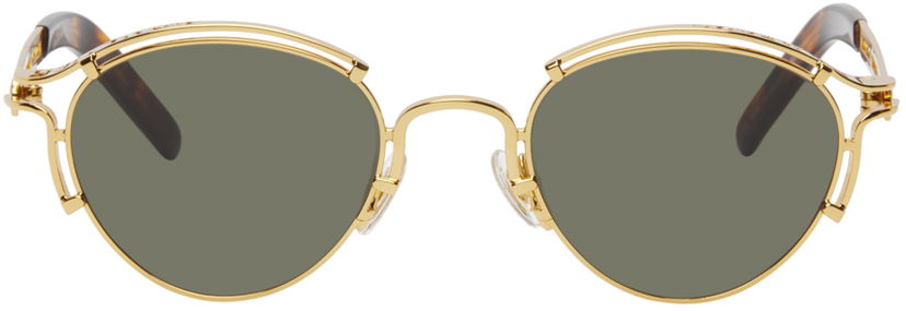 Sončna očala Jean Paul Gaultier Gaultier Round 56-5102 Sunglasses Rjava | 24/30-U-LU009-X056-92