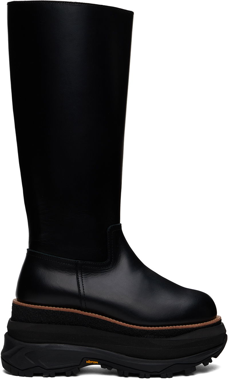 Oblačila sacai sacai Long Tall Boots Črna | 24-07474