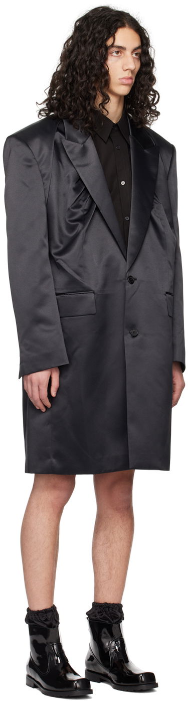 Trenčkot We11done We11done Two-Button Coat Črna | WD-CT1-23-040-M-BK, 1