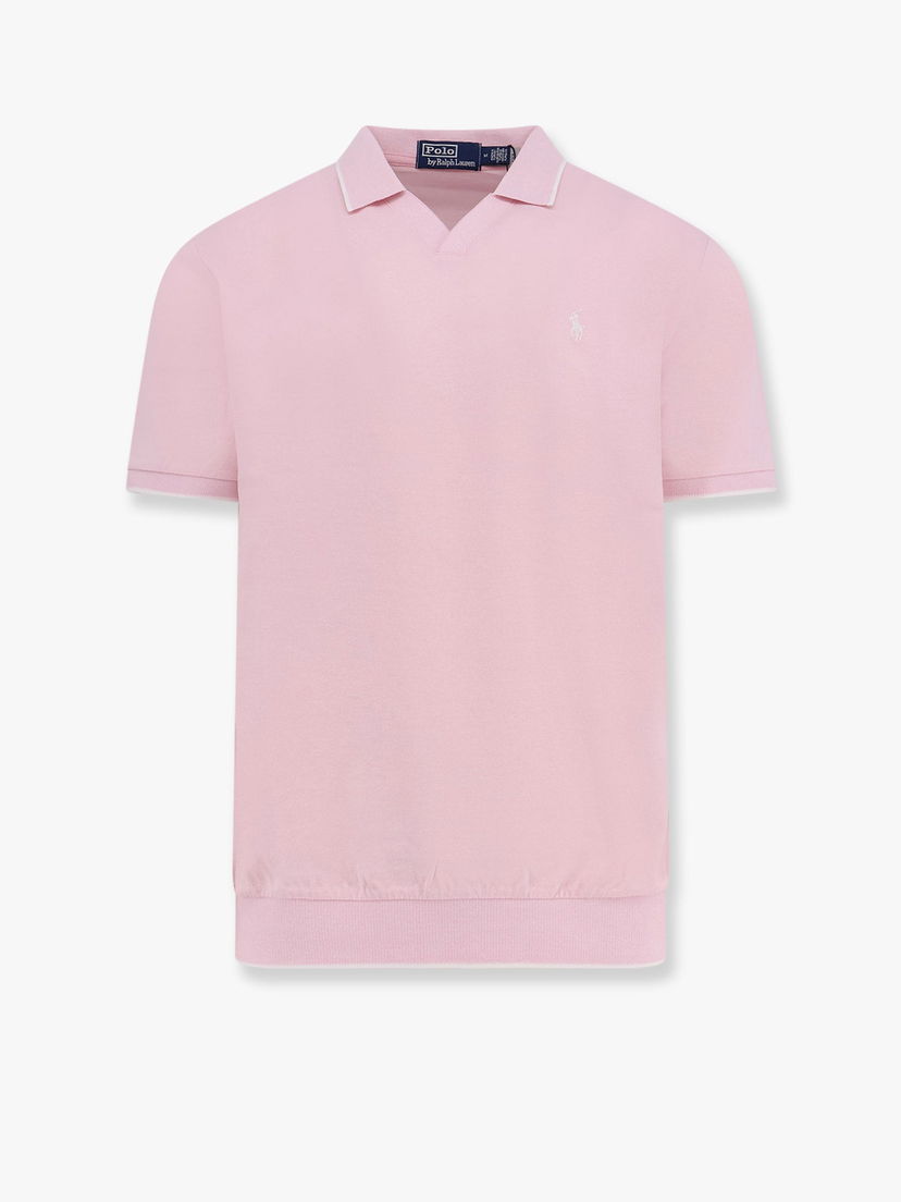 Polo majica Polo by Ralph Lauren Polo Ralph Lauren Men's Knitted Polo Shirt Roza | 710964535002