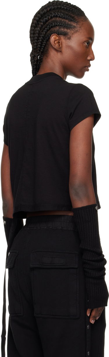 Krop-top Rick Owens DRKSHDW Concordians Cropped Small Level T-shirt Črna | DS02E7207 RNEP3, 2