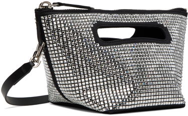 Torbica The Attico The Attico Via dei Giardini 15 Crystal-Embellished Clutch Črna | 241WAH48 V015B, 1