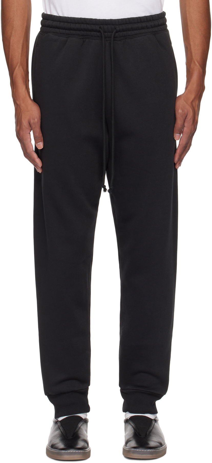 Trenirka SKIMS SKIMS Fleece Tapered Sweatpants Črna | BO-PNT-5428M