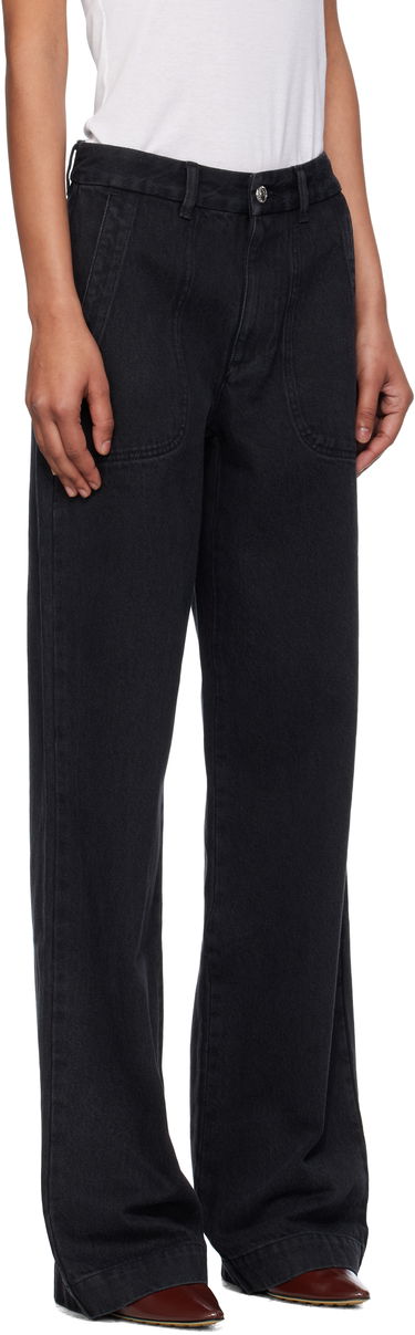 Kavbojke A.P.C. Wide Leg Jeans Črna | COGEX-F09085, 1