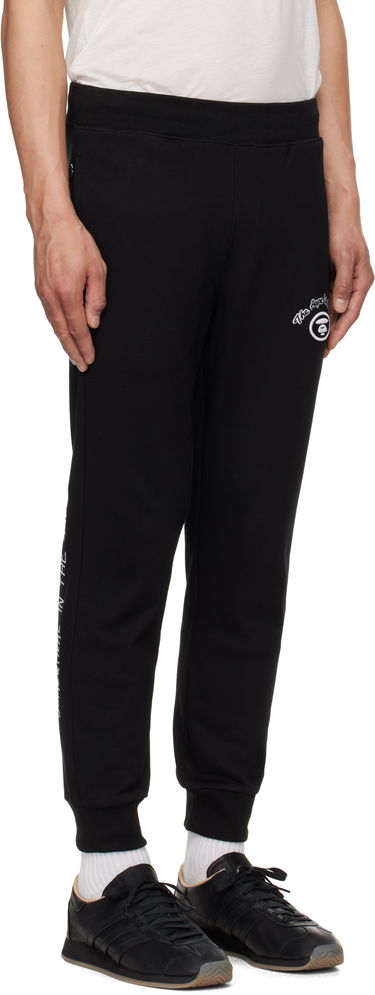 Trenirka AAPE by A Bathing Ape AAPE by A Bathing Ape 'AAPE' Basic Sweatpants Črna | AAPPTMB698XXNBKX, 1