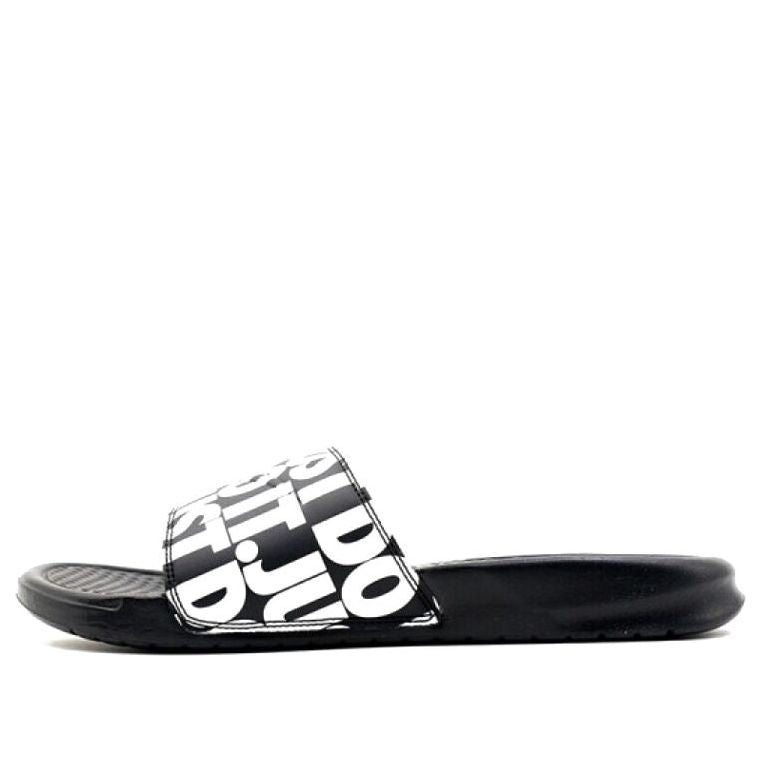 Superge in čevlji Nike Benassi JDI Print Slides Črna | 631261-024, 0