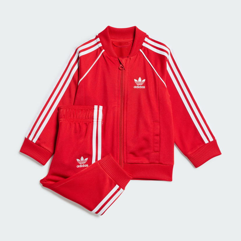 Trenirka adidas Performance Adicolor SST Tracksuit Rdeča | IX7623