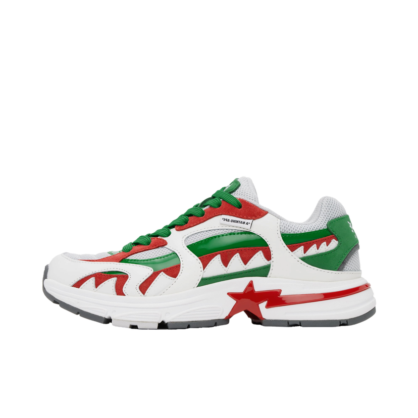 Superge in čevlji BAPE A Bathing Ape Shark STA Italy M1 Bela | 001FWK201304M