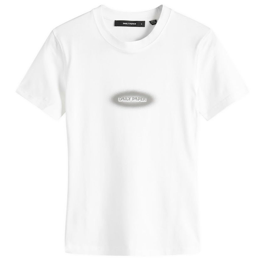 Majica DAILY PAPER Daily Paper Dotted Type T-Shirt, Size M Bela | 2511090