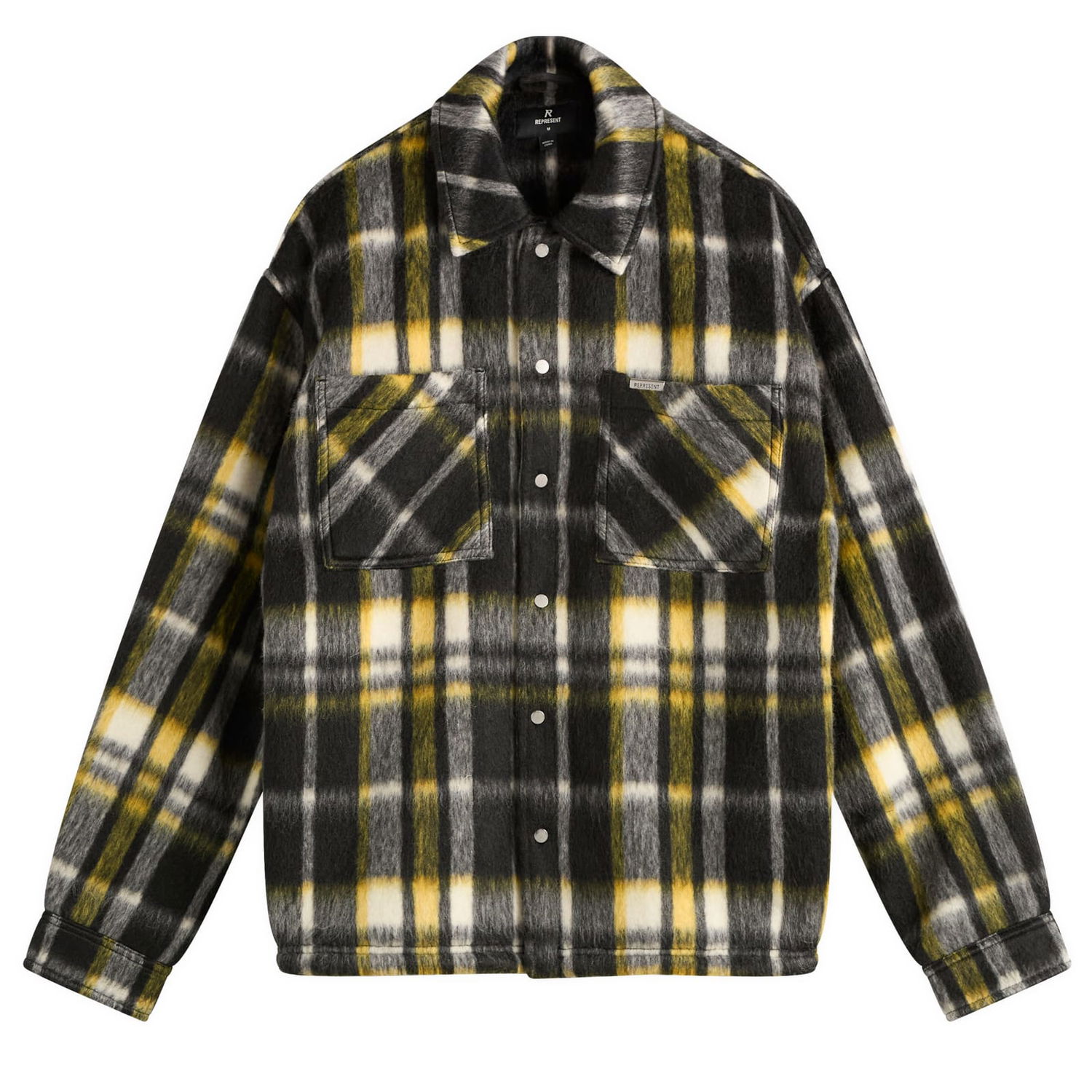 Jakna Represent Clo Textured Plaid Overshirt Večbarvna | MLM100241-01, 0