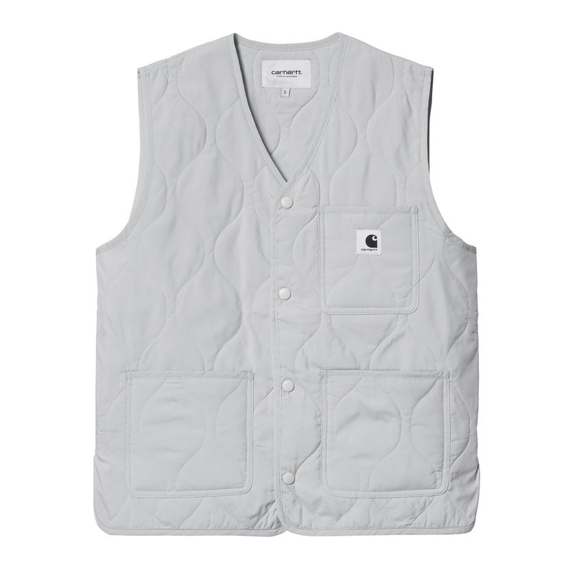 Telovnik Carhartt WIP W' Skyler Vest Sonic Silver Siva | I032991_1YE_XX