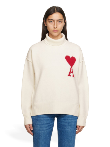 Pleteni pulover AMI Sweater Bela | BFUKS406.018