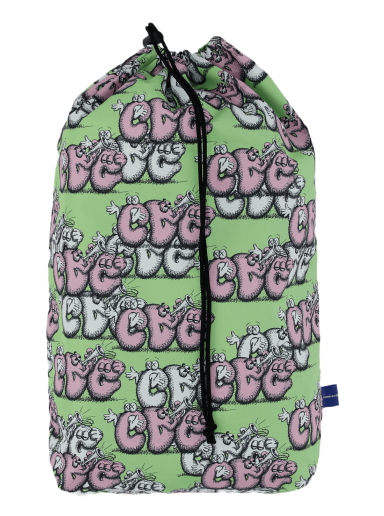 Nahrbtniki in torbe Comme des Garçons KAWS Drawstring Bag Zelena | FH-K201-W21 1