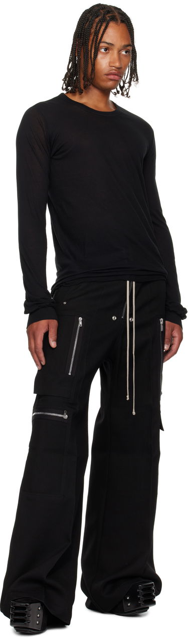 Majica Rick Owens Rick Owens Concordians Basic Long Sleeve T-Shirt Črna | RU02E1252 UC, 3