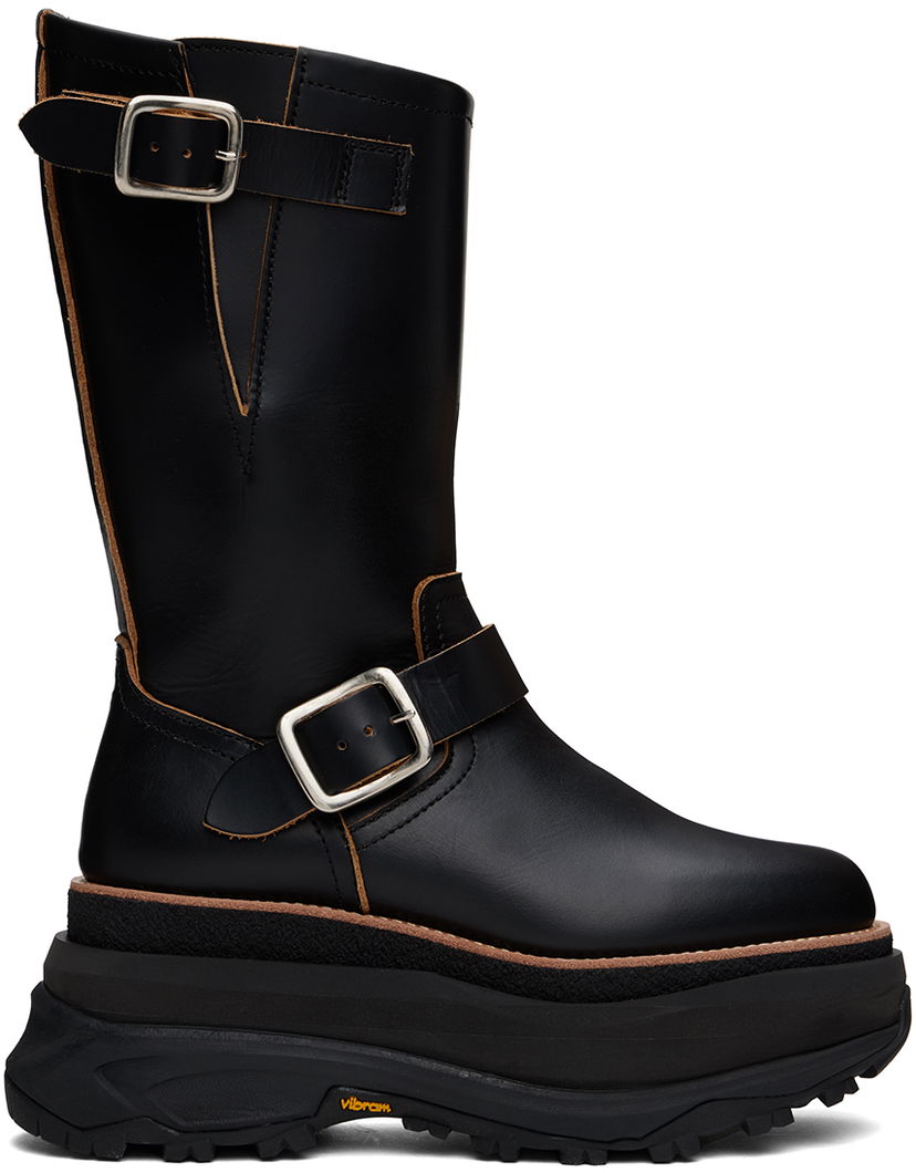 Oblačila sacai sacai Engineer Boots Črna | 24-07475