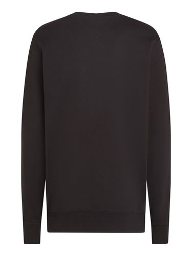Pleteni pulover Tommy Hilfiger Tommy Hilfiger Essential Crew Sweatshirt Črna | MW0MW37237BDS, 5