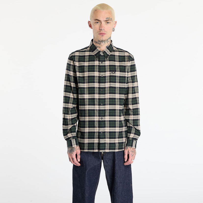 Srajce Fred Perry Brushed Twill Tartan Shirt Večbarvna | M1754 X89