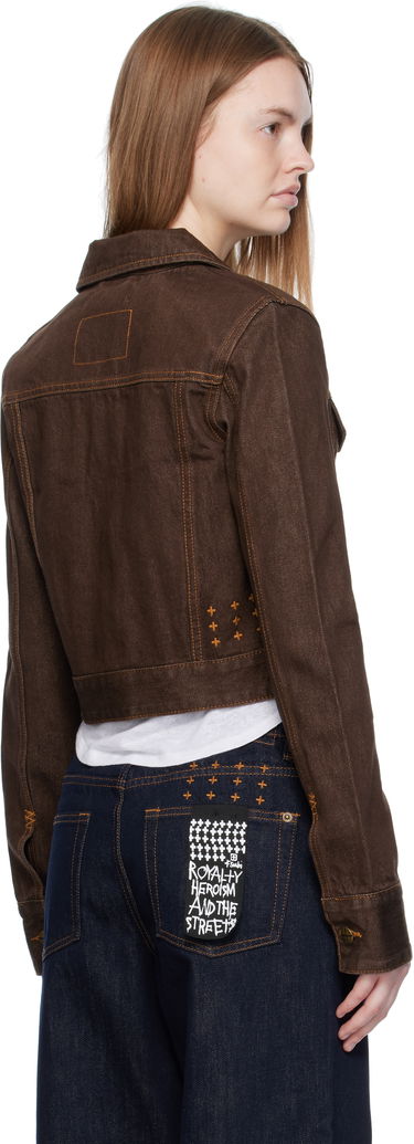 Jakna Ksubi Ksubi Slim Denim Trucker Jacket Rjava | WFA25JK012, 2