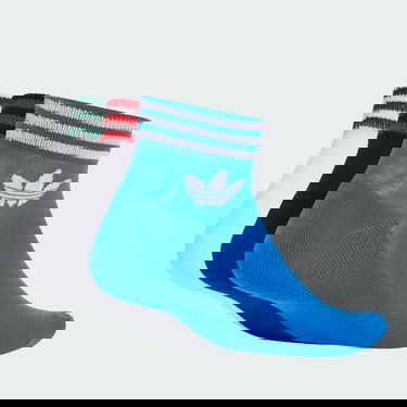 Nogavice adidas Performance Trefoil Ankle Socks (3 Pairs) Modra | JI9487, 0