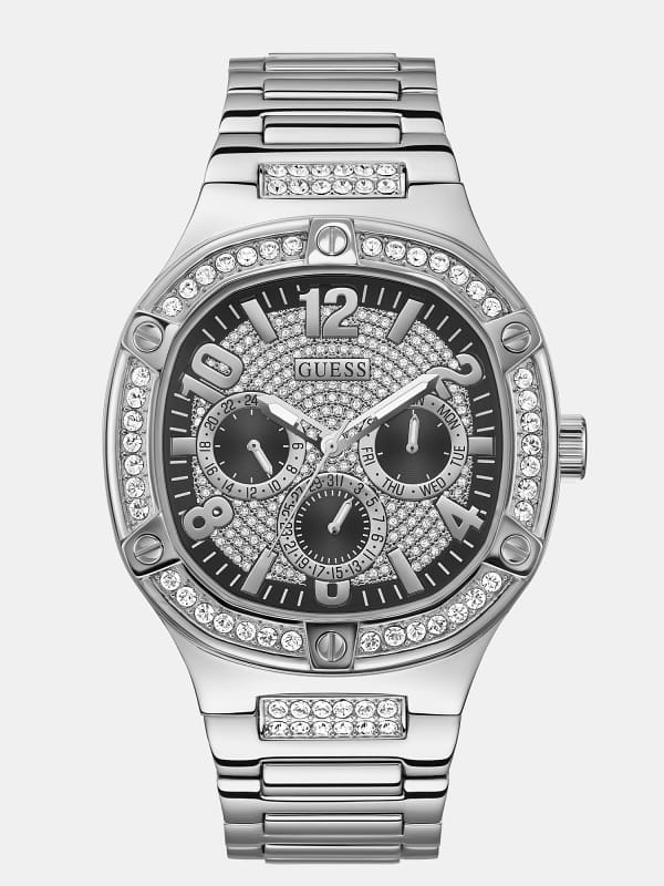 Ure GUESS Multi-Function Crystal Watch Kovinski | GW0576FMSWC, 0