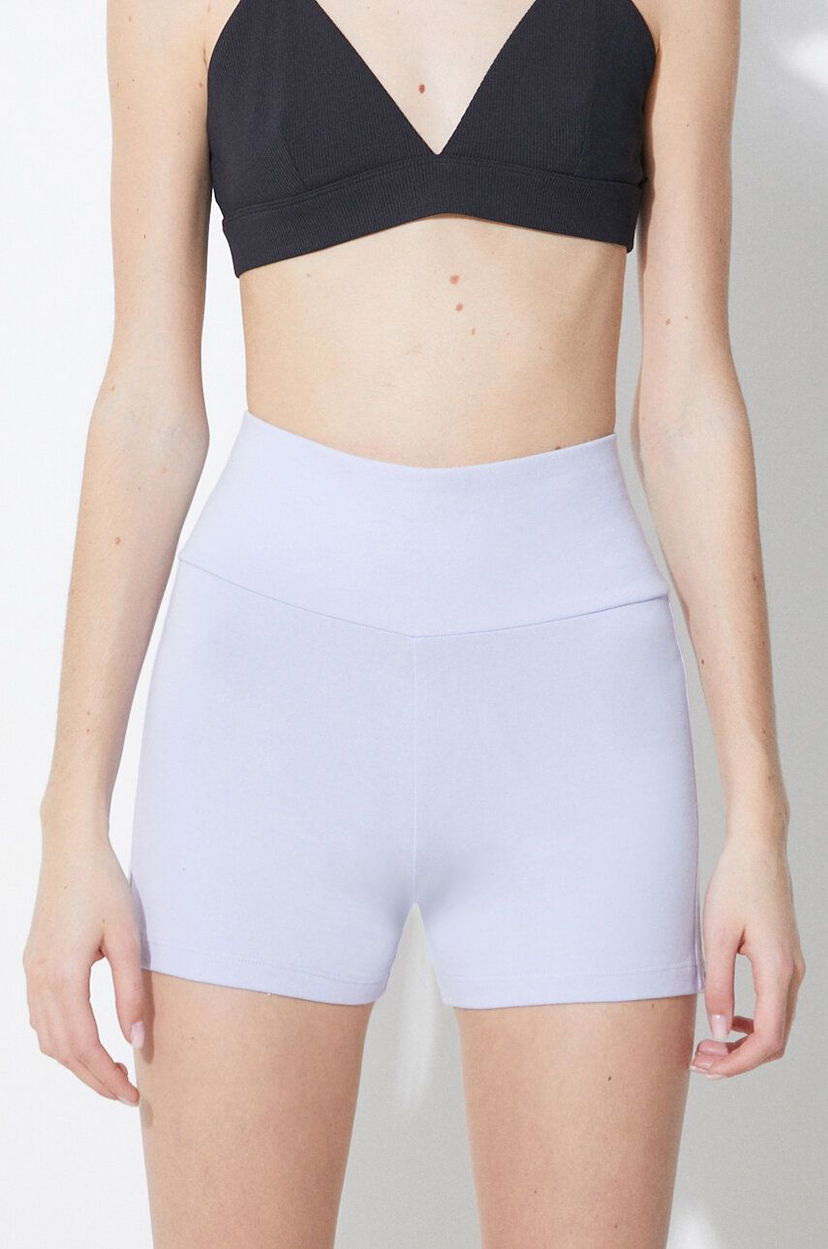 Kratke hlače adidas Originals High Waist Shorts Lila | IR5499