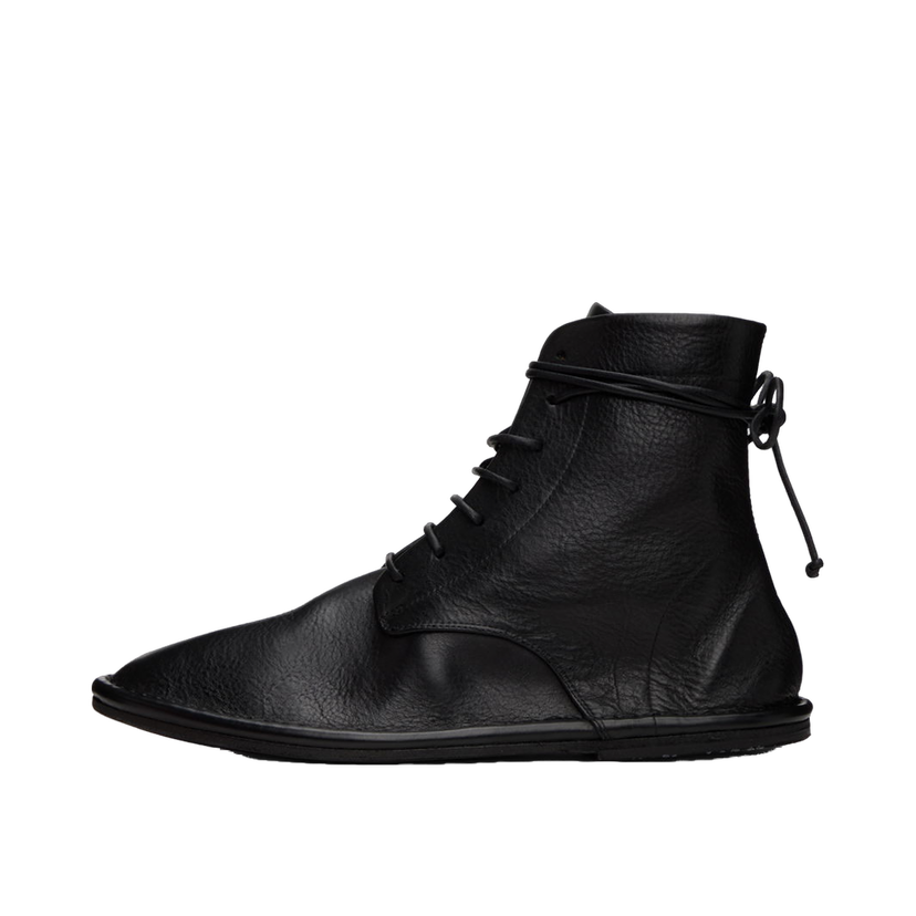Superge in čevlji Marsèll Leather Lace-Up Boots Črna | MM4630 094 666