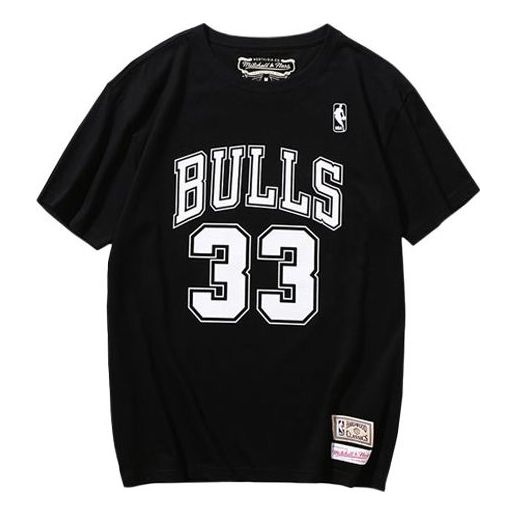 Majica Mitchell & Ness Mitchell & Ness NBA Chicago Bulls Pippen 33 T-Shirt Črna | MN13S18-SPI