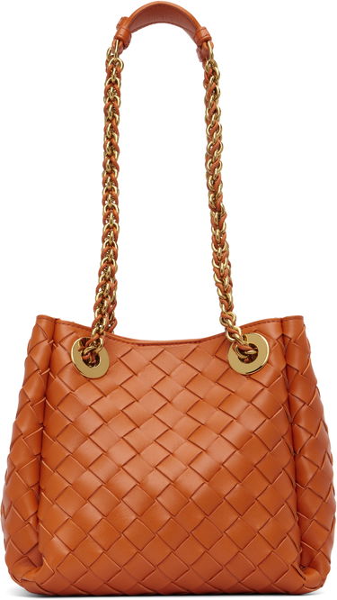 Torbica Bottega Veneta Bottega Veneta Small Parachute Chain Bag Oranžna | 817175 V4SC5, 0