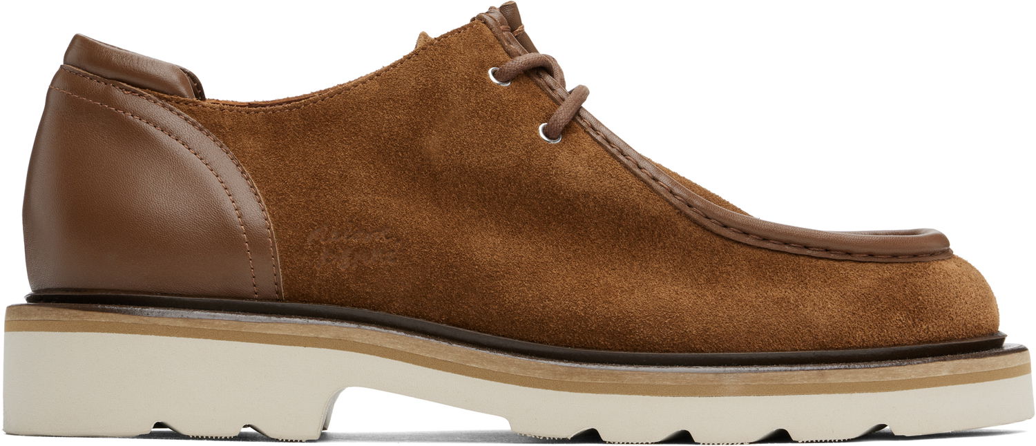 Superge in čevlji MAISON KITSUNÉ Suede Leather Derbys Rjava | MM04302LS0001, 0