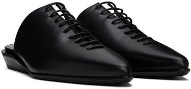 Oblačila Ann Demeulemeester Ann Demeulemeester River Lace-Up Mules Črna | 2401-W-F22-LT011-099, 3