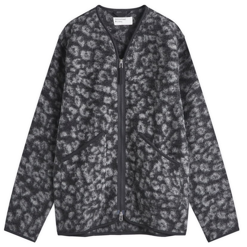 Jakna Universal Works Wool Fleece Liner Jacket, Size Large Siva | P31200-BCH