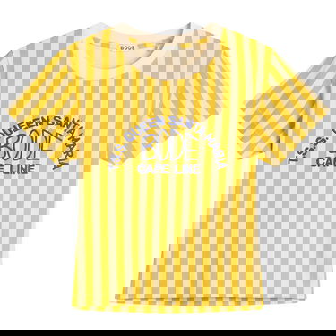 Majica Bode Bode Striped T-Shirt with Logo Print Rumena | WRS25CS023-YLMLT, 1