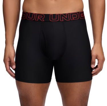 Boksarice Under Armour Performance Tech 6" Boxer Briefs - 3 Pack Črna | 1383878-005, 1