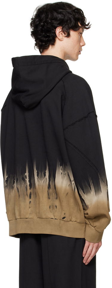 Pulover Feng Chen Wang Feng Chen Wang Tie-Dye Hoodie Črna | FUF18HD01, 2