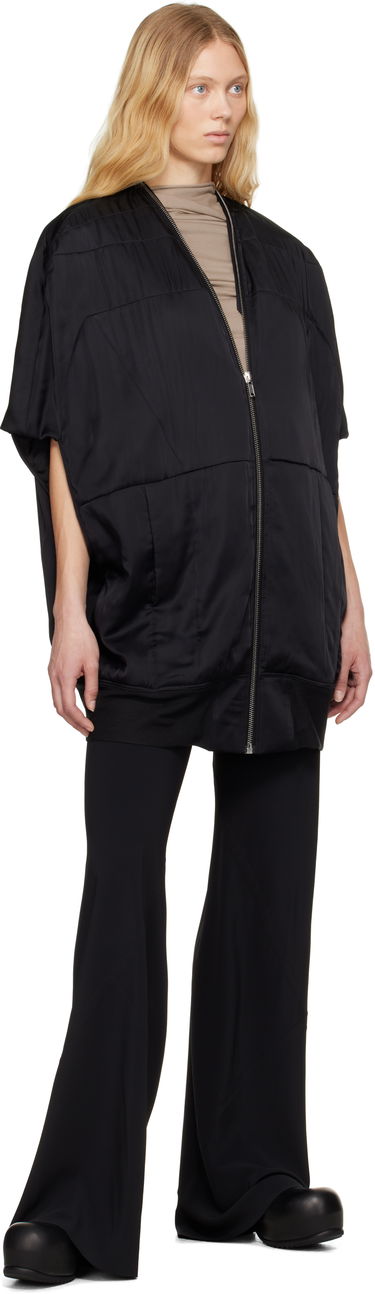 Telovnik Rick Owens Rick Owens Hollywood Girdered Bubble Bomber Jacket Črna | RP01E7739 SCH, 3